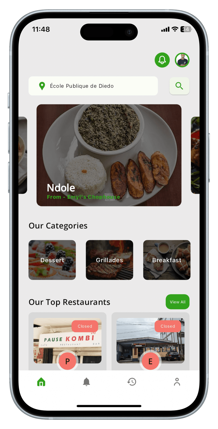 Explore varieties of restaurants and Food