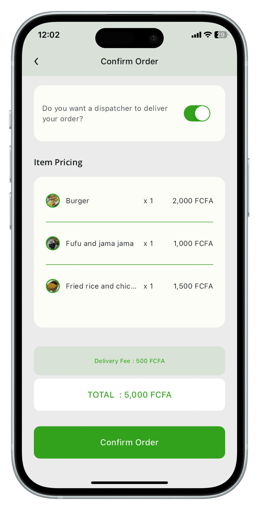 Track the progress of your order